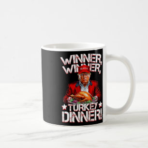 Grappige Trump Winnaar Winnaar Turkije Diner Dankz Koffiemok