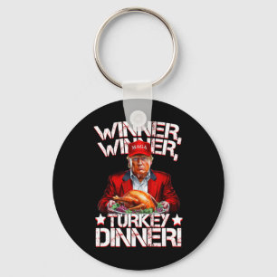 Grappige Trump Winnaar Winnaar Turkije Diner Thank Sleutelhanger