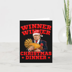 Grappige Trump Winner Kerstdiner Turkije Kaart