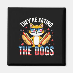 Grappige Trump Ze Eten De Honden De Katten De Magneet