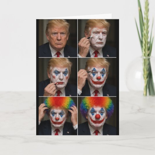 Grappige Trumpkaart Kaart (Voorkant)