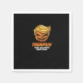 Grappige Trumpkin maken Halloween weer geweldig Ge Servet (Voorkant)