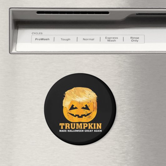 Grappige Trumpkin maken Halloween weer geweldig Magneet (Insitu (Vaatwasser))