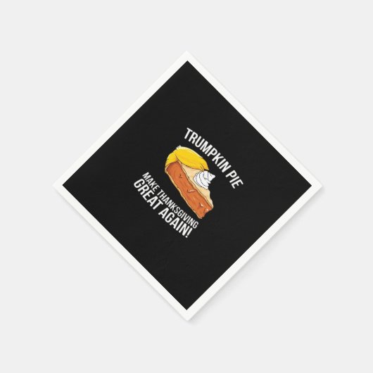 Grappige Trumpkin-taart maakt Thanksgiving weer ge Servet (Hoek)