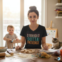 Grappige tshirts, recht uit geduld