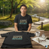 Grappige tshirts, recht uit geduld t-shirt