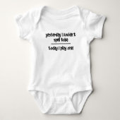 grappige tuba romper (Voorkant)
