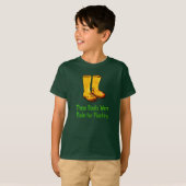 Grappige Tuinlaarzen Gemaakt Voor Planten T-shirt (Voorkant volledig)