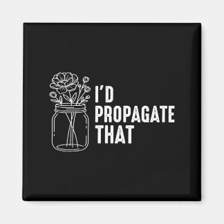 Grappige tuinmannen planten mannen vrouwen meisjes magneet