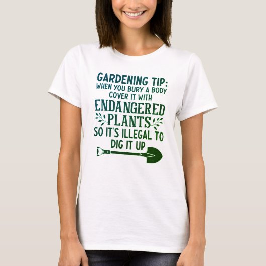 GRAPPIGE TUINTIP T-SHIRT (Voorkant)