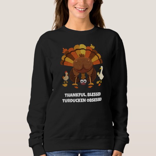 Grappige Turducken Thanksgiving Trui (Voorkant)