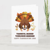 Grappige Turducken voor Thanksgiving Kaart (Voorkant)