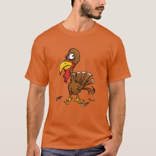 Grappige Turkije Cartoon T-shirt