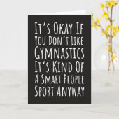 Grappige Turn Kaarten Sport Vriend Turnsters Kinde (Gele Bloem)