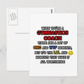 Grappige turncoach ... OMG WTF LOL Briefkaart (Voorkant / Achterkant)