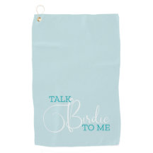 Grappige turquoise golf grap