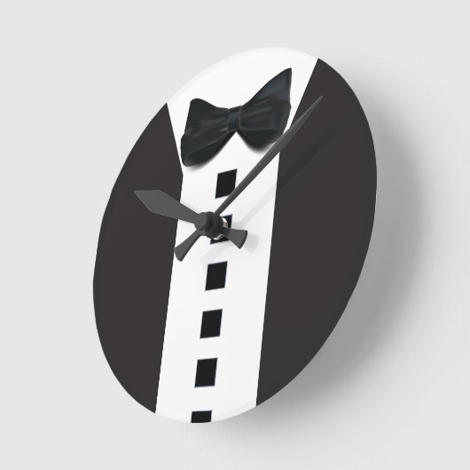 Grappige Tuxedo 🎩 Zwart Stropdas Formal Ronde Klok (Hoek)