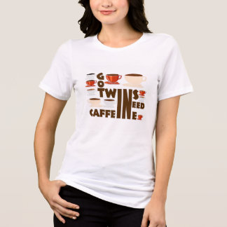 grappige tweeling citaat Tri-Blend shirt