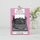 Grappige  typemachine Bride Bachelorette Kaart (Staand voorkant)