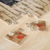 Grappige  Typewriter Puzzel Legpuzzel (Zijkant)