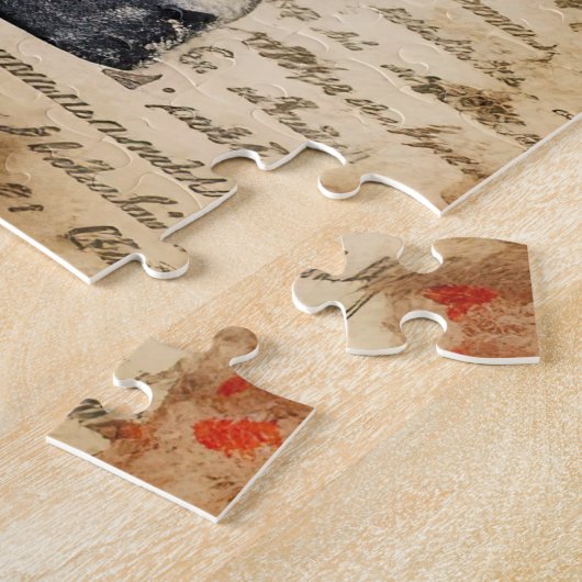 Grappige  Typewriter Puzzel Legpuzzel (Zijkant)