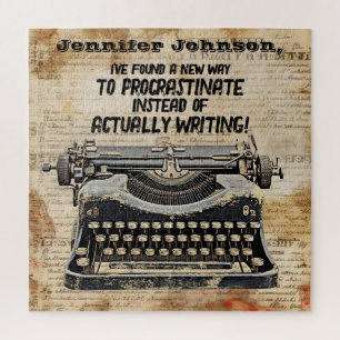 Grappige  Typewriter Puzzel Legpuzzel