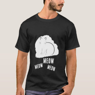 Grappige typografie naam en foto van huisdier t-shirt