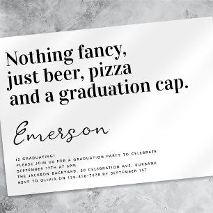 Grappige typografie Niets bijzonders Grad Feest Kaart