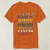 Grappige typografie t-shirt (Design voorkant)