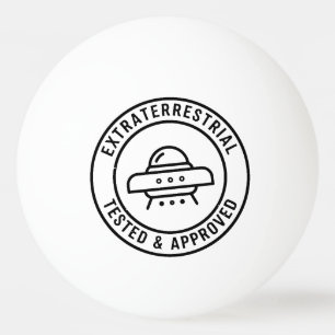 Grappige UFO Alien Buitenaards Wezen Getest & Goed Pingpongbal