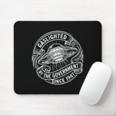 Grappige Ufo Alien Gaslighted Overheid Grafische K Muismat (Met muis)