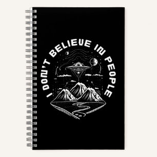 Grappige UFO Buitenaardse Mensen Quote Notitieboek