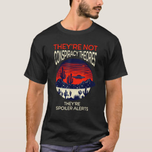 Grappige UFO buitenaardse openbaarmaking complotth T-shirt