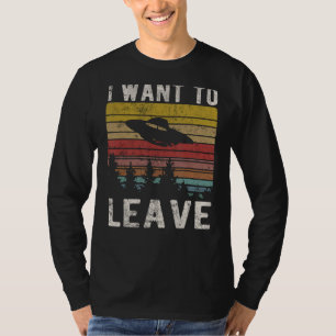 Grappige UFO cadeau kleding voor mannen en vrouwen T-shirt