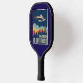 Grappige UFO De Waarheid Is Daar Samenzwering Pickleball Paddle (Links)