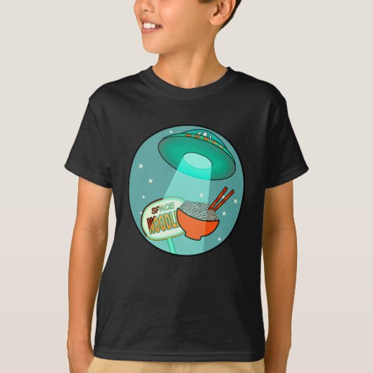 Grappige UFO-ruimte T-shirt (Voorkant)