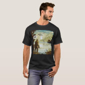 Grappige UFO's Bigfoot Sasquatch Introvert Loch Ne T-shirt (Voorkant volledig)