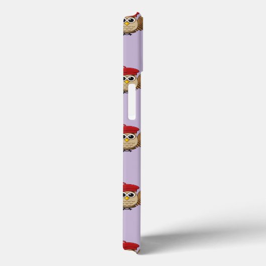 Grappige Uil Easter Egg Hunt Patroon Case-Mate iPhone Case (Achterkant / Rechts)