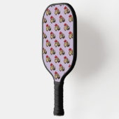 Grappige Uil Easter Egg Hunt Patroon Pickleball Paddle (Links)