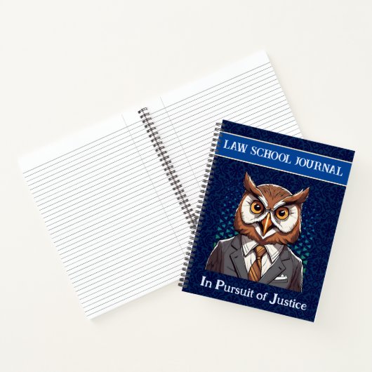 Grappige Uil Gifts voor Law Student Advocaat Handh Notitieboek (Binnen)