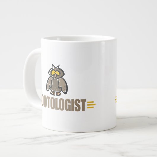 Grappige Uil Grote Koffiekop (Links)