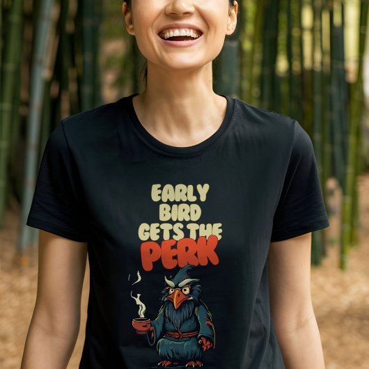 Grappige Uil Holding Koffie Mok T-shirt