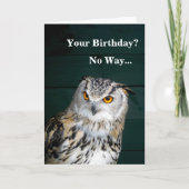 Grappige Uil Kaart (Voorkant)