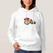Grappige Uil Pasen Ei Hunt Hoodie (Voorkant)