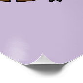 Grappige Uil Pasen Ei Hunt Perfect Poster (Hoek)