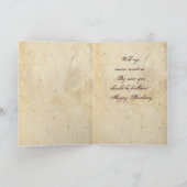 Grappige  Uil Verjaardag Kaart (Binnen)