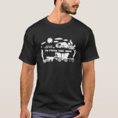 Grappige "Uit de jaren 1900" Kar & Ossen T-shirt (Voorkant)
