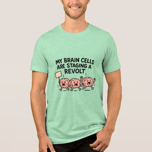 Grappige uitdrukkingen Tri-Blend shirt (Voorkant)