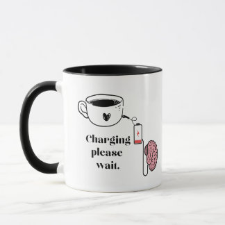Grappige Uitgeputte Hersenen Koffiemok Mok