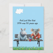 Grappige uitnodiging voor 50-jarig weerzien (Voorkant)